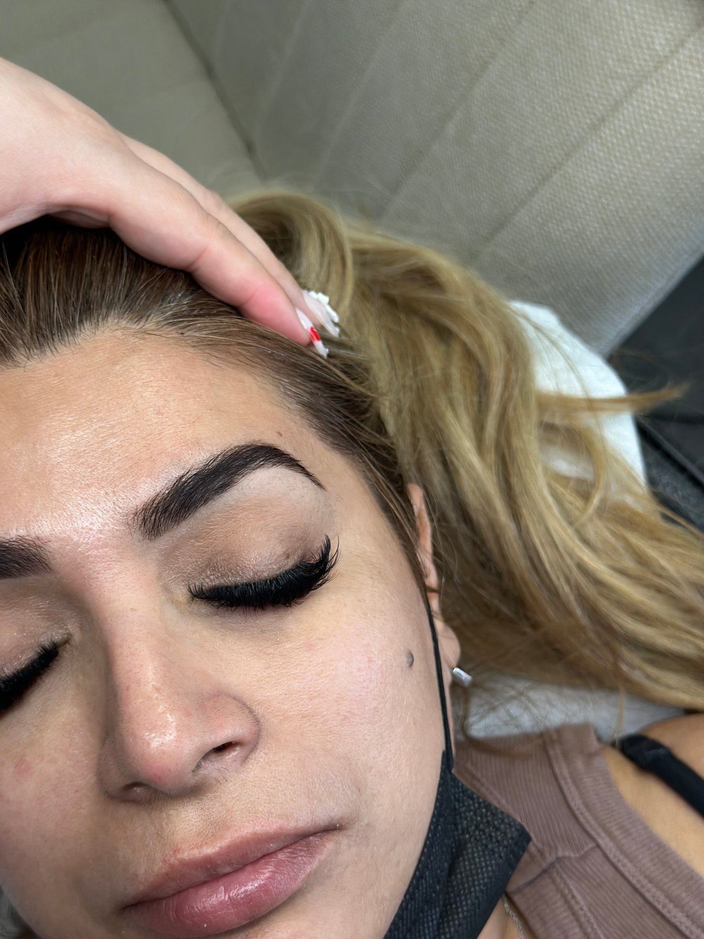 private & group full brow lamination training