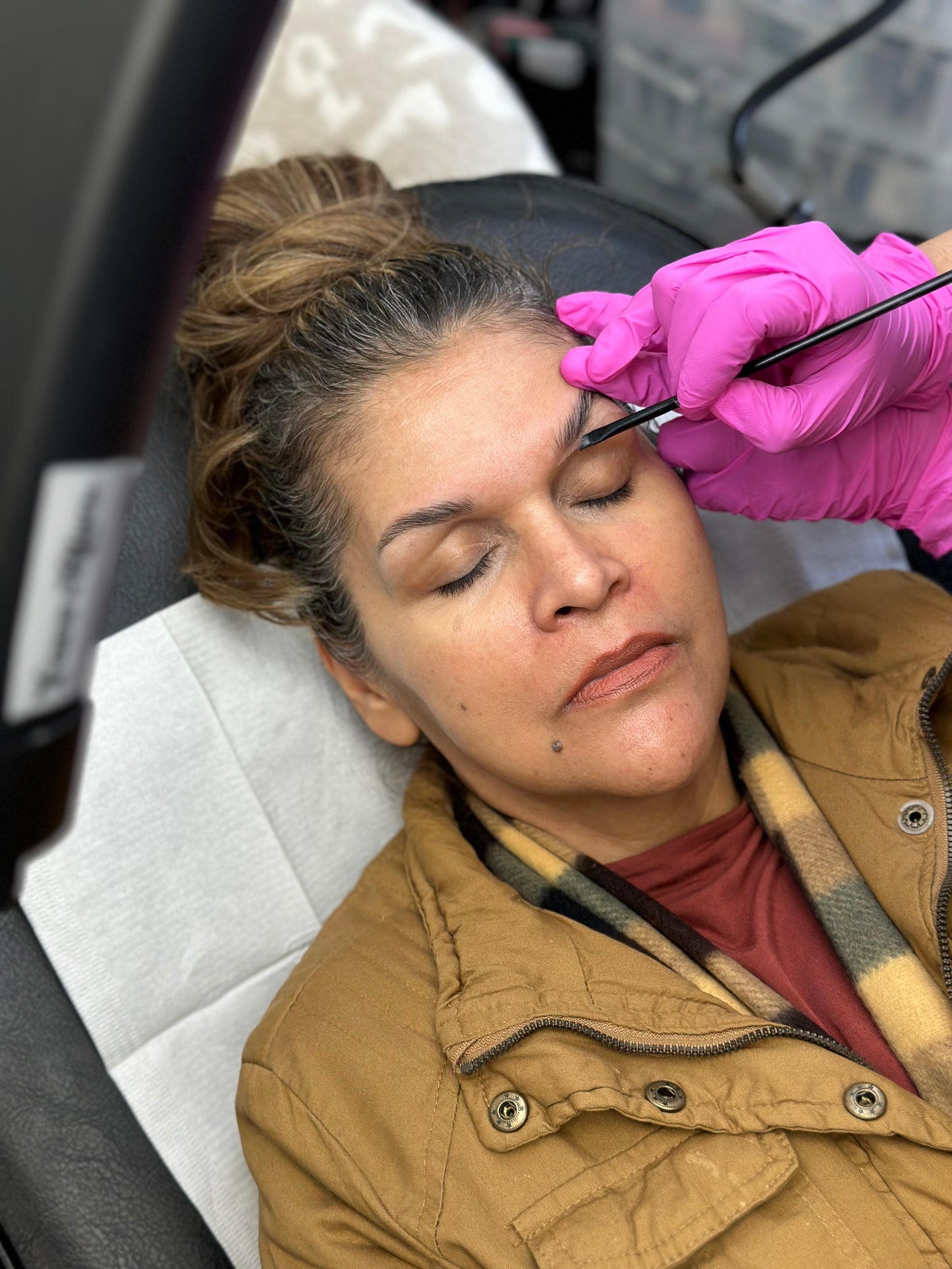 private & group full brow lamination training