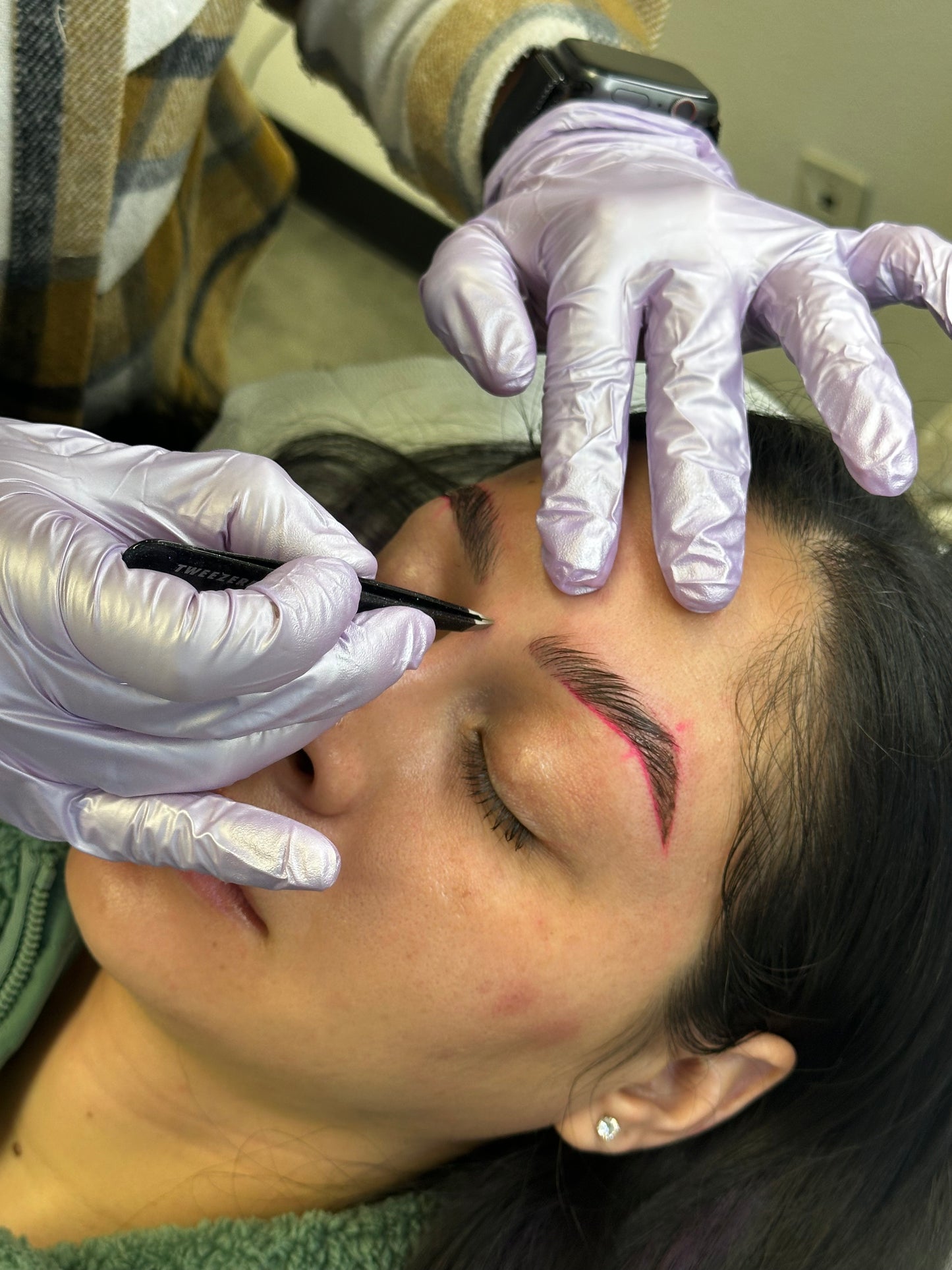 private & group full brow lamination training