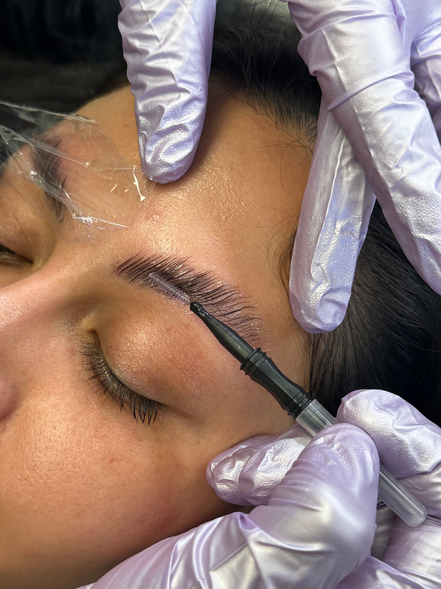 private & group full brow lamination training
