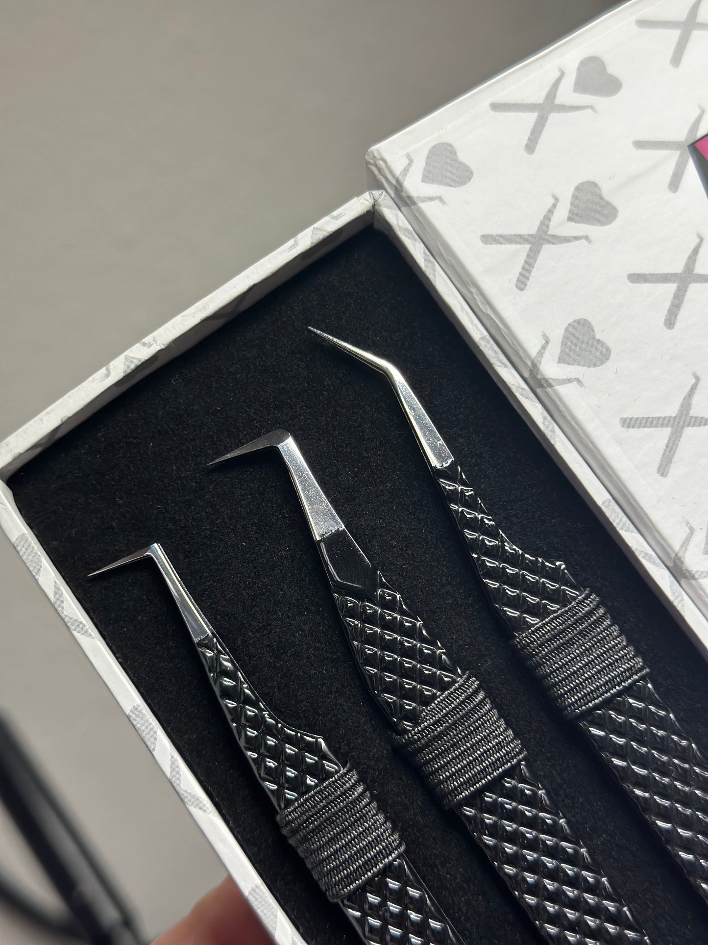 long live lash artist tweezer collection <3