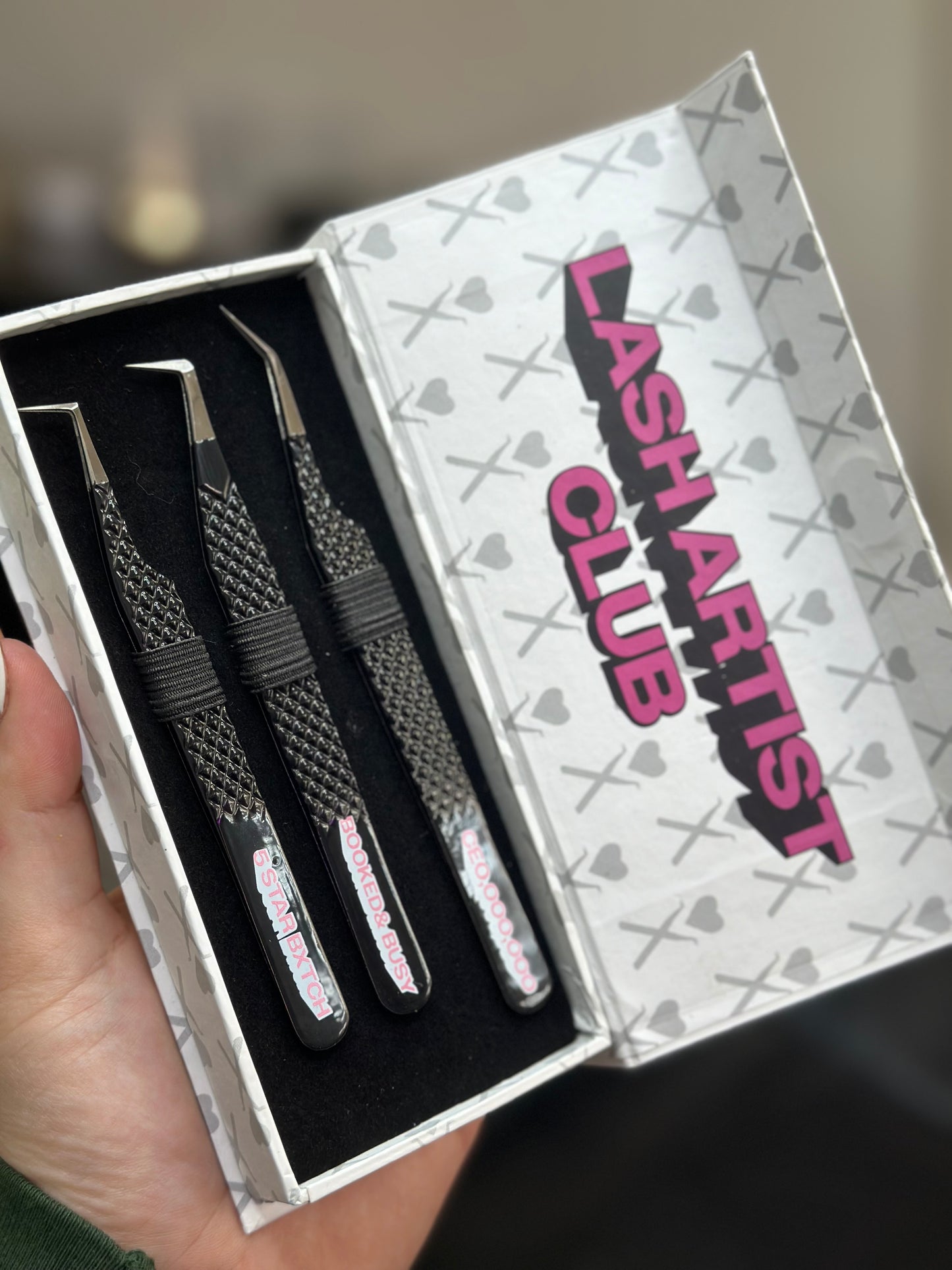 long live lash artist tweezer collection <3